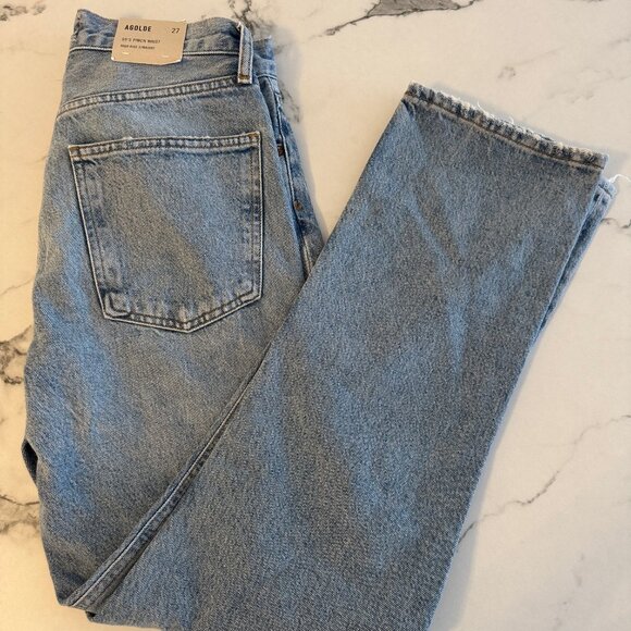 Agolde Denim - Agolde 90's Pinch Waist Straight Jeans  27 Force Wash NWT